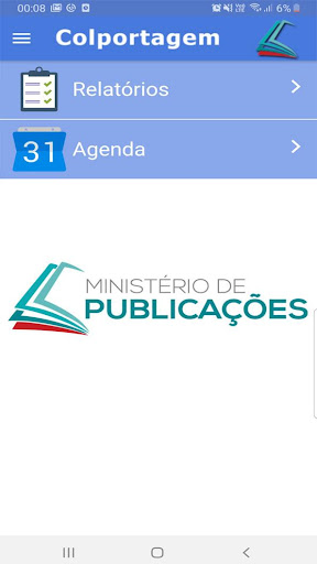 Android application Colportagem screenshort