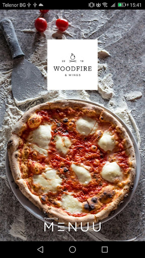 Android application Woodfire & Wings App screenshort
