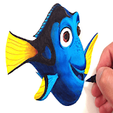 How To Draw Finding Dory icon