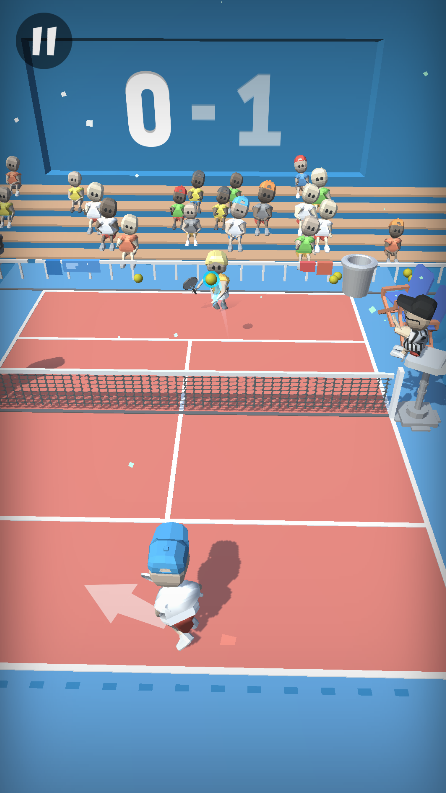 Tennis Match - 3D Tennis