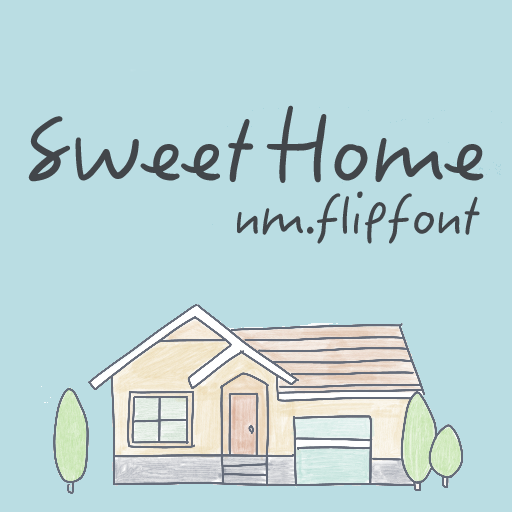 NmSweetHome™ Latin FlipFont logo