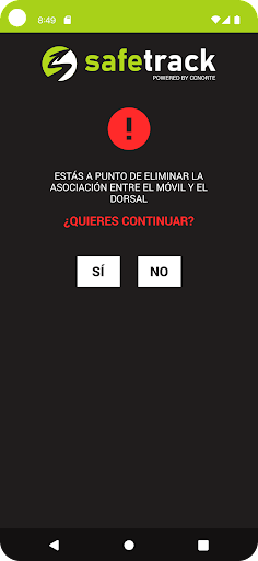 SafeTrack Screen 3