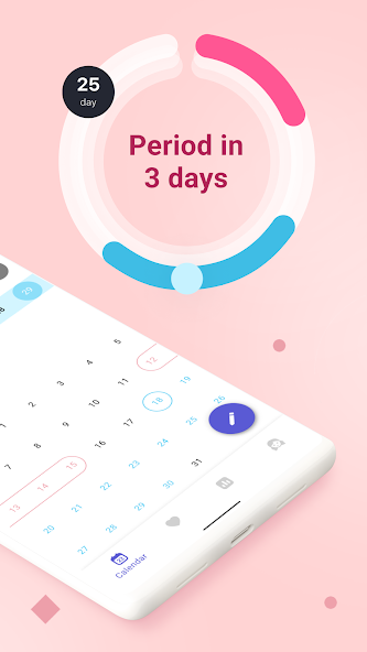 Женский календарь месячных 4.12.3 APK + Мод (Unlimited money) за Android