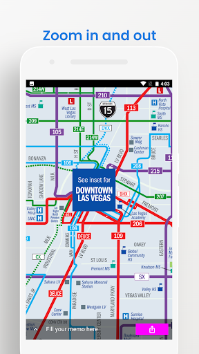 Las Vegas Travel Map Offline Screen 3