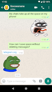 Screenshot 3 WAStickerApps: Pepe the Frog S android