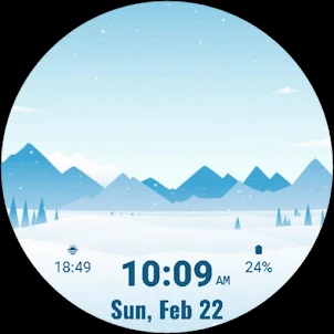 Winter Day Watch Face