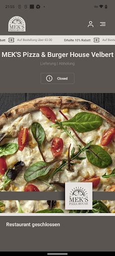 Android application MEK'S Pizza & Burger House screenshort