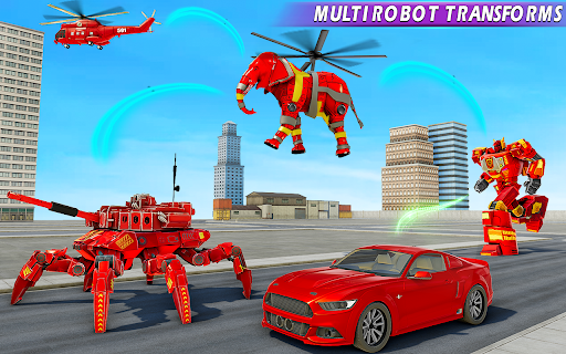 Spider Tank Robot Car Game – Elephant Robot Game  screenshots 2