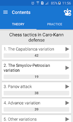 Chess Tactics in Caro-Kann - Screenshot 2