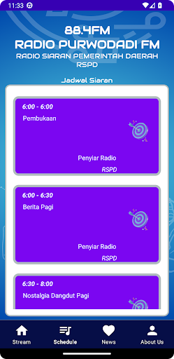 Purwodadi Radio Screen 3