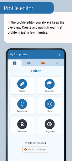 Android application JobEngel screenshort