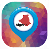 Algeria map icon