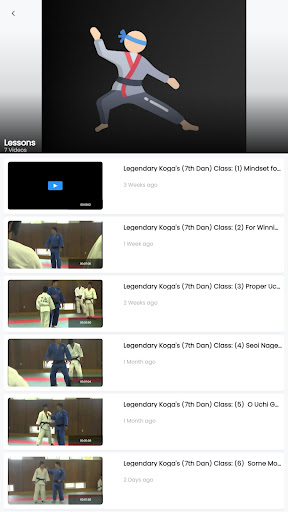 Judo Lessons Screen 2