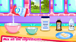 screenshot of Rainbow Ice Cream Cooking