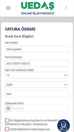 Android application Uludağ Elektrik Dağıtım screenshort