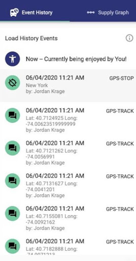 Android application GoTrace screenshort