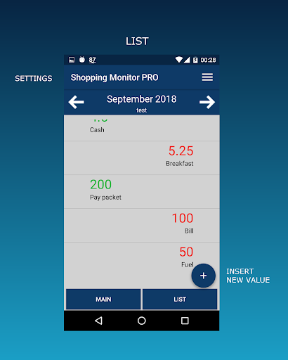 Shopping Monitor PRO Screen 2