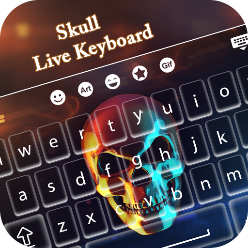 Skull Keyboard logo