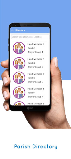 Parish Demo Application Screen 3