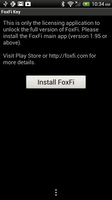 screenshot of FoxFi Key (supports PdaNet)