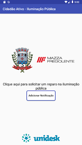 Android application Brotas Iluminação Pública screenshort