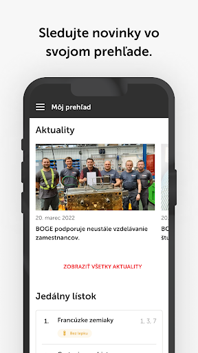 Android application BOGE SLOVENSKO screenshort