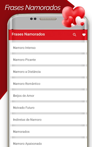 Android application Frases dos Namorados screenshort