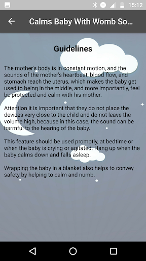 Calms Baby With Womb Sound Screen 2