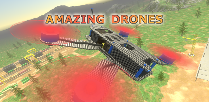 Drones incríveis: jogo 3d
