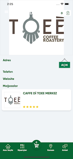 Caffè di Toeè Screen 2