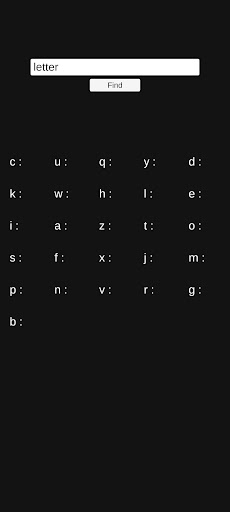 Letter Counter Screen 2