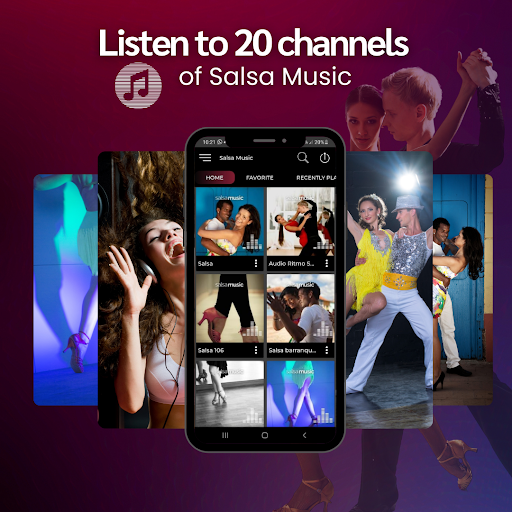 Screenshot of Salsa Music App