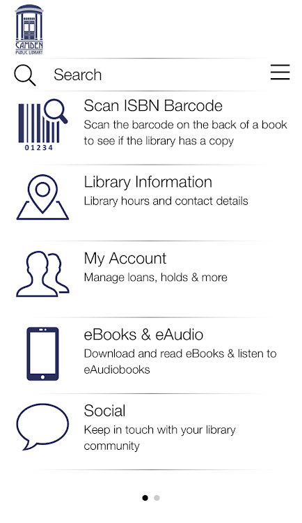 Camden Public Library Mobile - 2022.2.1 - (Android)