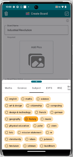 Android application Blippit Boards screenshort