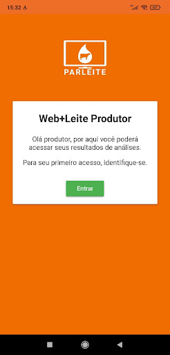 Android application Parleite - Produtor screenshort
