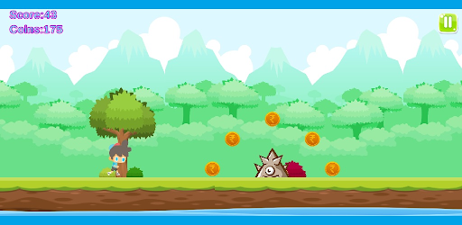 Android application Endless Runner : A 2D Adventur screenshort