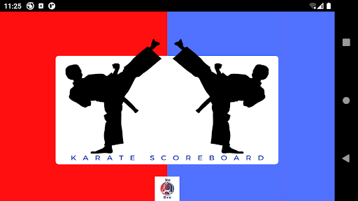 Android application Karate Kumite Scoreboard screenshort