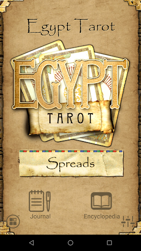 Android application Egypt Tarot Cards screenshort