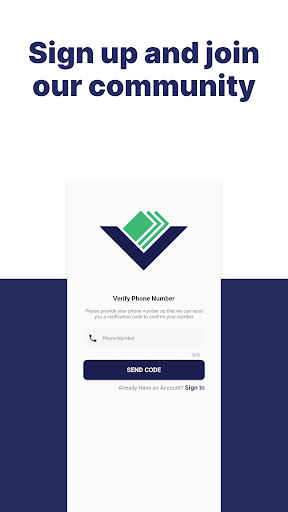 Android application Virtual Equb screenshort