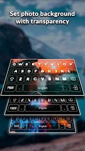 Transparent Customize Keyboard