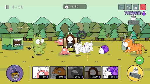 Screenshot of Battle! Bunny : Tower Defense