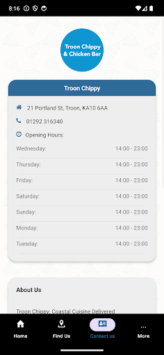 Troon Chippy Screen 3