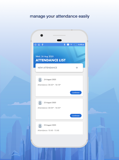 Android application TOTAL Attendance screenshort