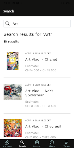 TGP Auction Live Bidding Screen 3