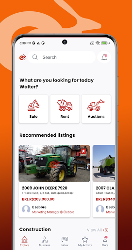Android application Elebbre screenshort