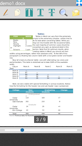 OffiStar XLS DOC PPT editor Screen 2