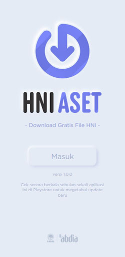 Android application HNI Aset screenshort