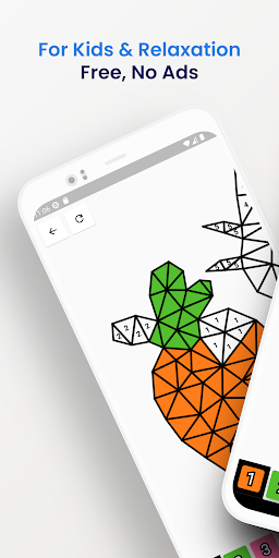 Android application Triangle Colouring screenshort