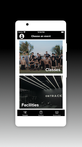 Ontrack Gym Screen 2