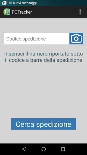 Android application POTracker screenshort